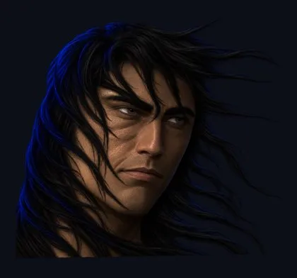 Raven's portrait