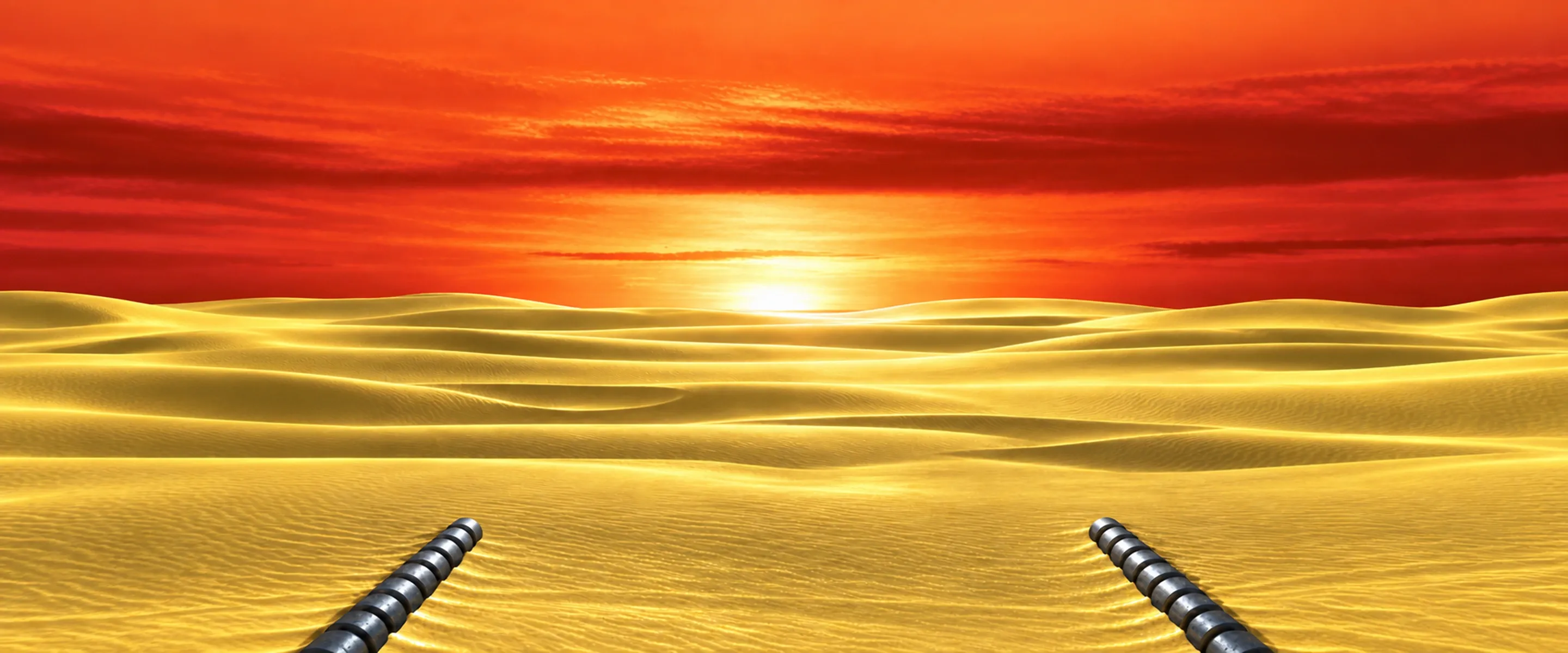 The Desert: the arena's HD painting