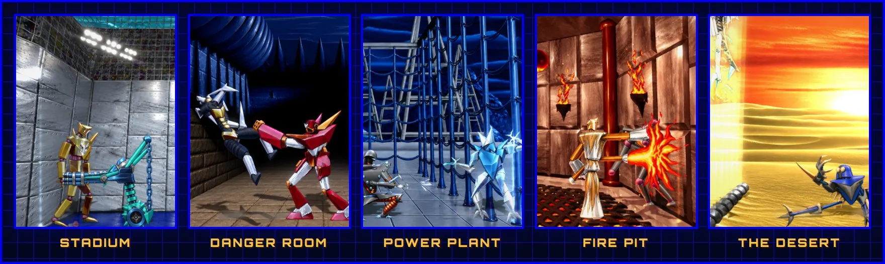 The five original arenas