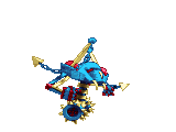 Flail, in its factory paint